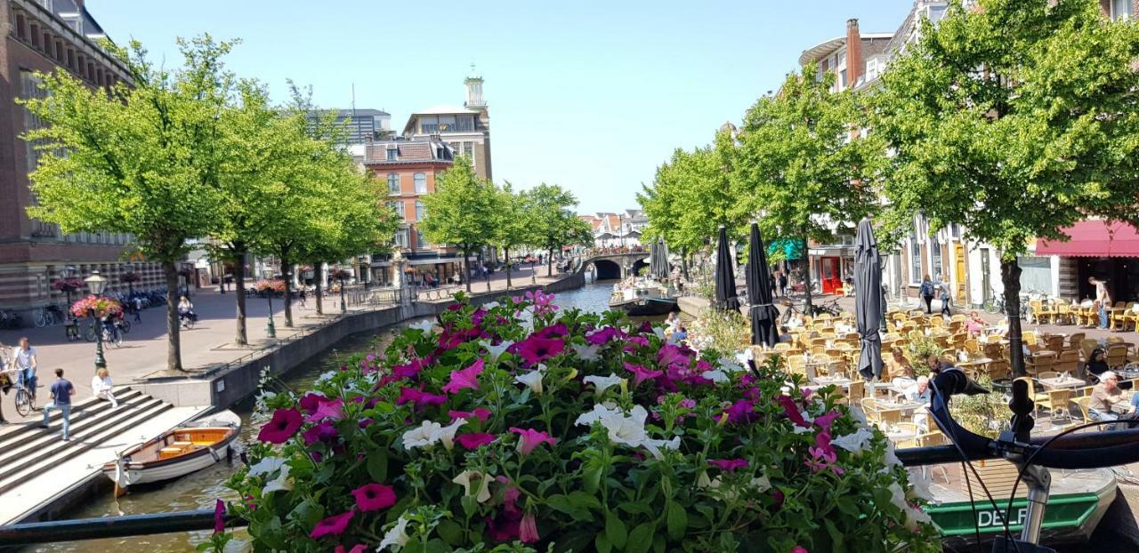 Charming Design Apartment In The Heart Of Leiden Eksteriør bilde